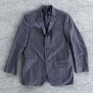 Lauren Ralph Lauren 100% Wool Suit Blazer Coat Men Size 40L Black Label Slim Fit